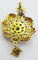 Pendentif Pendentif vintage en or 14 carats avec rubis, émeraudes et perles 58 Facettes pendant 5