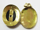 Pendentif Pendentif médaillon vintage gravé en or 14 carats et onyx 58 Facettes pendant 6