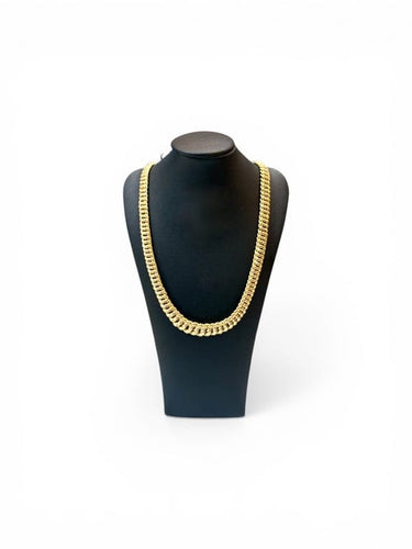 Collier Collier maille américaine en or jaune 18 carats 58 Facettes 90771-ac12610
