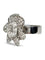 Bague 51 Bague motif fleur en or blanc 18K, diamants 1 ct et cristal 58 Facettes 1625