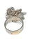 Bague 51 Bague motif fleur en or blanc 18K, diamants 1 ct et cristal 58 Facettes 1625
