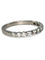 Bague 57 Demi-alliance - Bague en or blanc 18K et diamants 0,75 ct 58 Facettes 1738