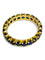 Bague 59 Alliance en or jaune 18K sertie de saphirs 3 ct 58 Facettes 1722