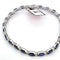 Bracelet Bracelet tennis en or blanc avec saphirs et diamants 58 Facettes 100/26 A