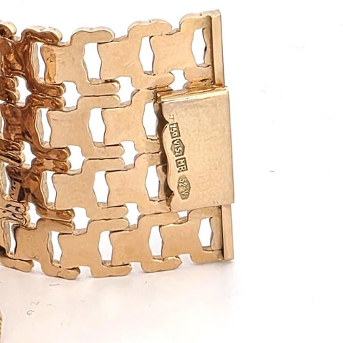 Bracelet Bracelet massif en or jaune 18 ct, 19,5 cm 58 Facettes BR ORO 18kt II