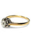 Bague 55 Solitaire - Bague en or jaune 18K avec diamant 0,50 ct 58 Facettes 1701