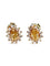 Boucles d'oreilles Boucles d’oreilles en or rose 14K avec diamants jaunes 58 Facettes 1757