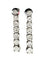 Boucles d'oreilles Boucles d'oreilles pendantes en or blanc 18K et diamants 2 ct 58 Facettes 1540