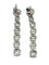 Boucles d'oreilles Boucles d'oreilles pendantes en or blanc 18K et diamants 2 ct 58 Facettes 1540