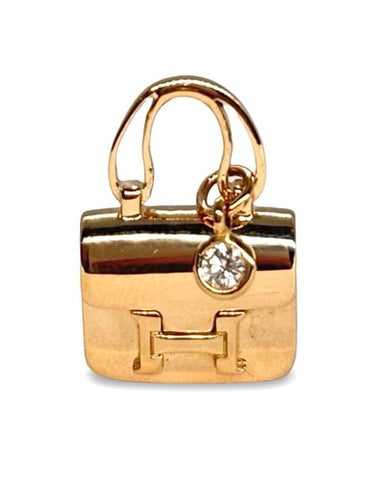 Pendentif Hermès Constance - Pendentif en or rose 18K et diamant 0,05 ct 58 Facettes 1720