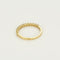 Bague 51 Demi-alliance - Bague en or jaune 18 carats et diamants 58 Facettes BAGUE-002
