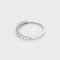 Bague 51 Demi-alliance - Bague en or blanc 18 carats et diamants 58 Facettes BAGUE-001
