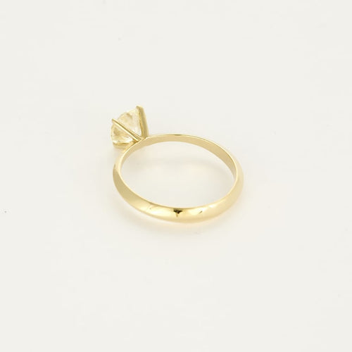 Bague 50.5 Bague Solitaire en or jaune et diamant 58 Facettes EDSR-4