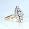 Bague 50 Bague marquise losange en or 18 carats et diamants (vers 1900) 58 Facettes AB684