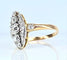Bague 50 Bague marquise losange en or 18 carats et diamants (vers 1900) 58 Facettes AB684