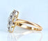 Bague 50 Bague marquise losange en or 18 carats et diamants (vers 1900) 58 Facettes AB684