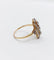 Bague 56 Bague marquise antique en or 18k et platine, diamants taille ancienne 58 Facettes A06722