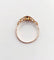 Bague 56 Bague toi et moi victorienne en or rose 18k et perles 58 Facettes A06764