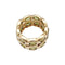 Bague 52 Bague bandeau or jaune et péridots. 58 Facettes 35437