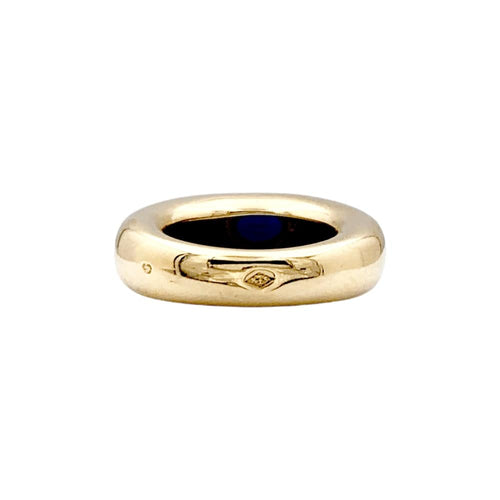 Bague 50 Bague Chaumet, "Anneau" en or jaune et saphir. 58 Facettes 35430