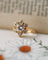 Bague 51 Bague marguerite - Diamants en or jaune 750/1000 58 Facettes A12098