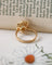 Bague 51 Bague marguerite - Diamants en or jaune 750/1000 58 Facettes A12098