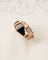 Bague 54 Bulgari Serpenti Viper - Bague en or rose, diamants et onyx 58 Facettes A11958