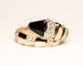 Bague 54 Bulgari Serpenti Viper - Bague en or rose, diamants et onyx 58 Facettes A11958