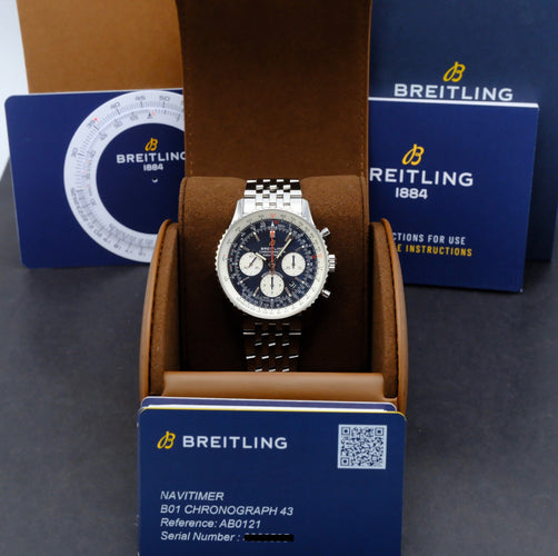 Montre Breitling Navitimer 01 AB0121 - Montre automatique 43 mm en acier 58 Facettes BTL/NVT/093