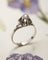 Bague 57.5 Solitaire - Bague en platine et diamant taille brillant 58 Facettes A12023