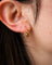 Boucles d'oreilles Paire de dormeuses anciennes en or rose et jaune 750 58 Facettes A11809