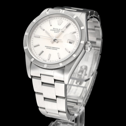 Montre Rolex Oyster Perpetual Date 15210 - Montre automatique en acier (1996) 58 Facettes ROL/OPD/297