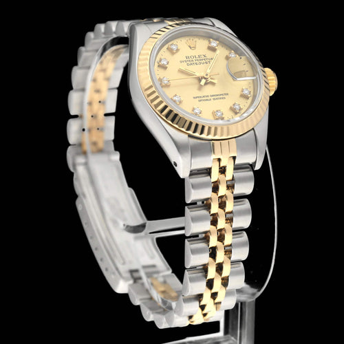 Montre Rolex Lady-Datejust - Montre femme réf. 69173G en or/acier, 1991 58 Facettes ROL/LDJ/612