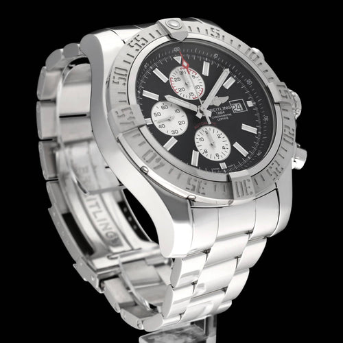 Montre Breitling Super Avenger II A13371 - Montre automatique en acier 48 mm 58 Facettes