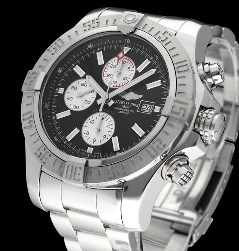 Montre Breitling Super Avenger II A13371 - Montre automatique en acier 48 mm 58 Facettes