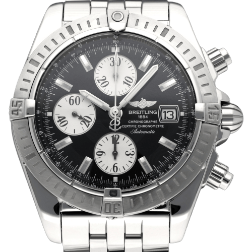 Montre Breitling Chronomat Evolution A13356 - Montre automatique en acier 44 mm 58 Facettes BTL/CHM/195