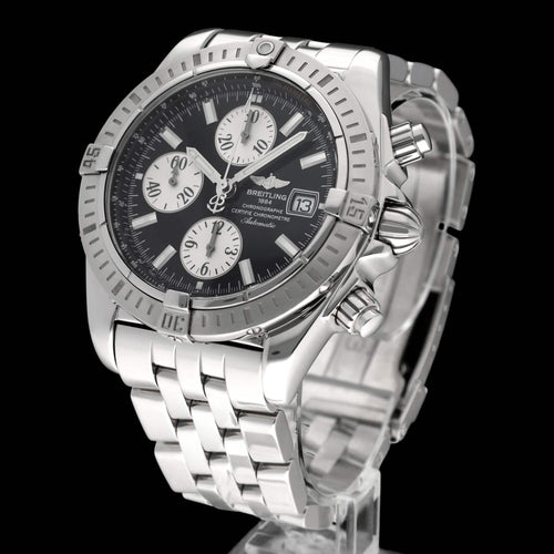 Montre Breitling Chronomat Evolution A13356 - Montre automatique en acier 44 mm 58 Facettes BTL/CHM/195