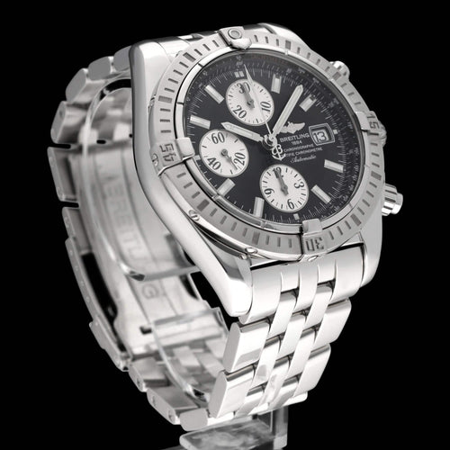 Montre Breitling Chronomat Evolution A13356 - Montre automatique en acier 44 mm 58 Facettes BTL/CHM/195
