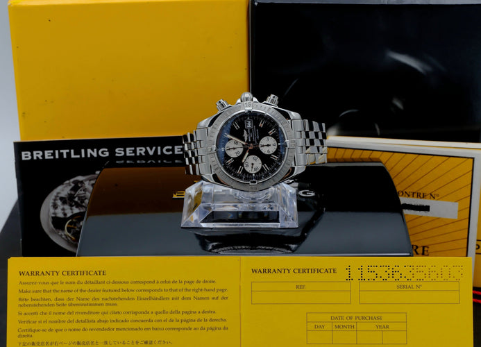 Montre Breitling Chronomat Evolution A13356 - Montre automatique en acier 44 mm 58 Facettes BTL/CHM/195