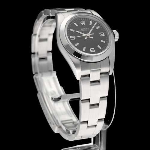 Montre Rolex Oyster Perpetual Lady 76080 - Montre 26 mm en acier 58 Facettes ROL/OOP/214