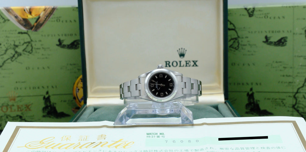 Montre Rolex Oyster Perpetual Lady 76080 - Montre 26 mm en acier 58 Facettes ROL/OOP/214