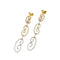 Boucles d'oreilles Boucles d'oreilles pendantes - Dégradé en or 18 ct et diamants 58 Facettes 40627