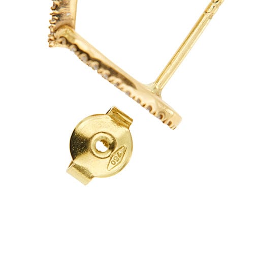 Boucles d'oreilles Boucles d'oreilles pendantes - Dégradé en or 18 ct et diamants 58 Facettes 40627