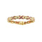 Bracelet Bracelet - en or jaune 18 kt, rubis et diamants 58 Facettes 41219