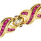 Bracelet Bracelet - en or jaune 18 kt, rubis et diamants 58 Facettes 41219