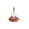 Pendentif Rosato Bags - Pendentif valise en or blanc 18 ct émaillé rouge 58 Facettes 40717