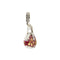 Pendentif Rosato Bags - Pendentif valise en or blanc 18 ct émaillé rouge 58 Facettes 40717
