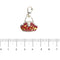 Pendentif Rosato Bags - Pendentif valise en or blanc 18 ct émaillé rouge 58 Facettes 40717