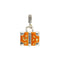 Pendentif Rosato Bags - Pendentif valise émaillée en or blanc 18 ct 58 Facettes 40719