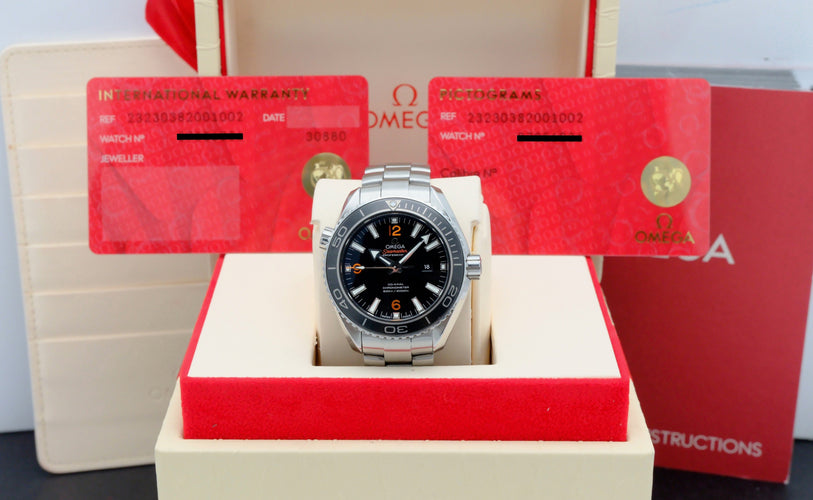 Montre Omega Seamaster Planet Ocean - Montre automatique 38 mm en acier 58 Facettes OMG/SEA/360